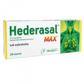 [31.03.2026] Hederasal MAX 52,5 mg (20 tabletek) - lek wykrztuśny - zdjęcie produktu