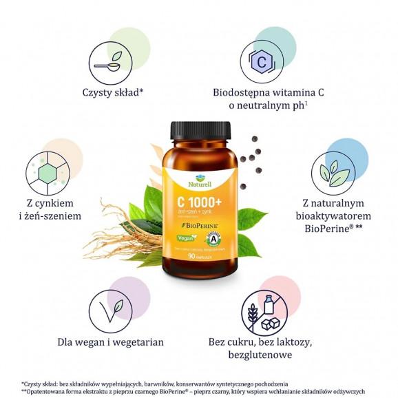[01.04.2026] Naturell C 1000+ – suplement diety (90 kapsułek) - zdjęcie produktu