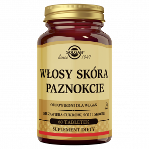 Solgar Włosy, Skóra, Paznokcie - suplement diety (60 tabletek) - zdjęcie produktu