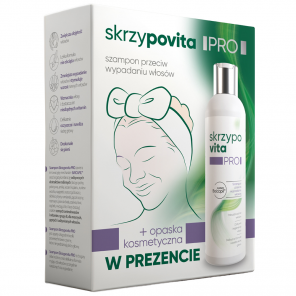 Skrzypovita Pro - Szampon przeciw wypadaniu włosów (200 ml) z opaską kosmetyczną - zdjęcie produktu