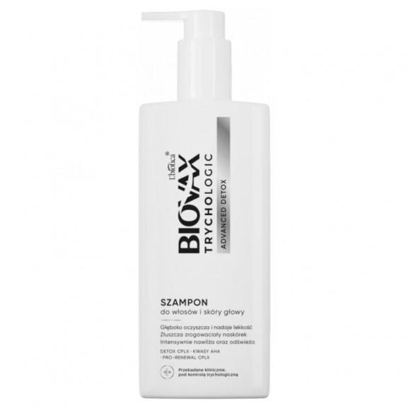 Biovax Trychologic Szampon do włosów i skóry głowy Advanced Detox (200 ml) Biovax Trychologic Szampon do włosów i skóry głowy Advanced Detox (200 ml) - zdjęcie produktu