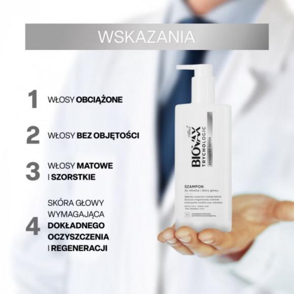 Biovax Trychologic Szampon do włosów i skóry głowy Advanced Detox (200 ml) Biovax Trychologic Szampon do włosów i skóry głowy Advanced Detox (200 ml) - zdjęcie produktu