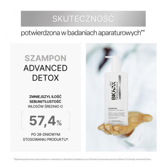 Biovax Trychologic Szampon do włosów i skóry głowy Advanced Detox (200 ml) Biovax Trychologic Szampon do włosów i skóry głowy Advanced Detox (200 ml) - zdjęcie produktu