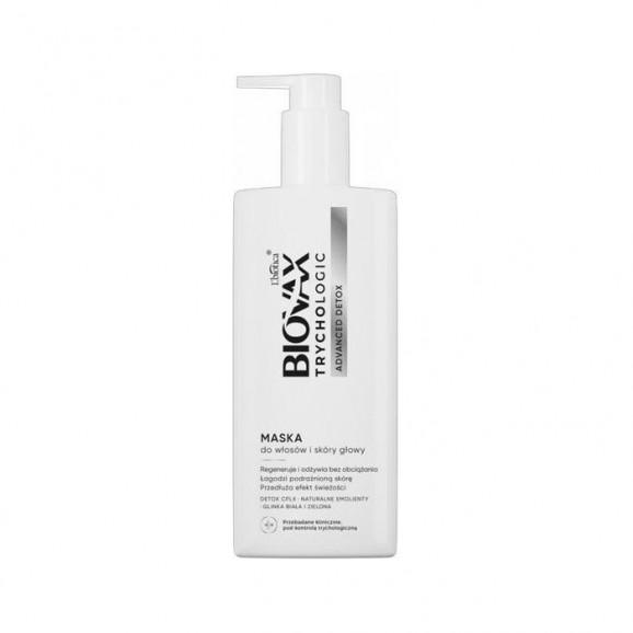 Biovax Trychologic Maska do włosów i skóry głowy Advanced Detox, 200 ml Biovax Trychologic Maska do włosów i skóry głowy Advanced Detox, 200 ml - zdjęcie produktu