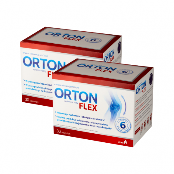 Orton Flex, smak czarnej porzeczki – suplement diety (2 x 30 saszetek) Orton Flex, smak czarnej porzeczki – suplement diety (2 x 30 saszetek) - zdjęcie produktu