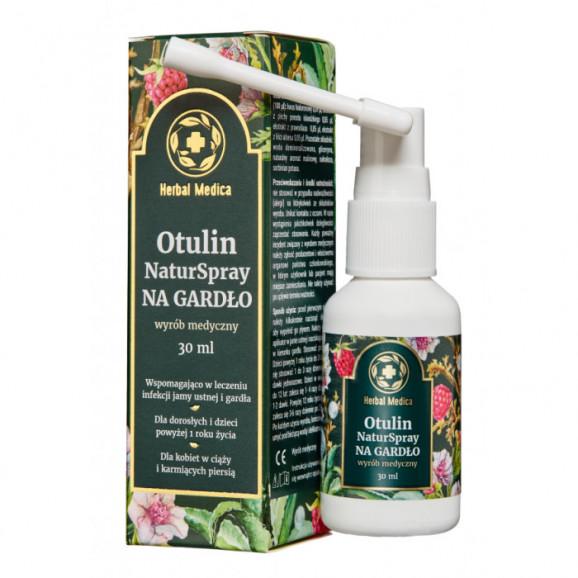 Otulin NaturSpray na gardło (30 ml) – wyrób medyczny Otulin NaturSpray na gardło (30 ml) – wyrób medyczny - zdjęcie produktu