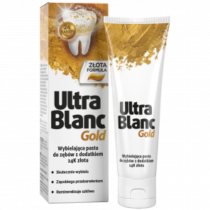 Ultrablanc Gold, Wybielająca pasta do zębów z dodatkiem 24k złota (75 ml) - zdjęcie produktu