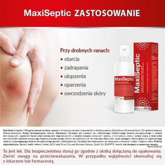 Maxiseptic, aerozol na skórę (250 ml) - zdjęcie produktu