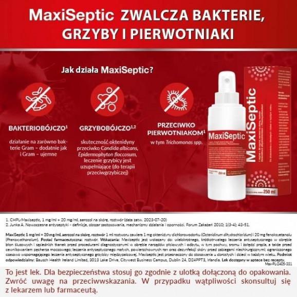 Maxiseptic, aerozol na skórę (250 ml) - zdjęcie produktu