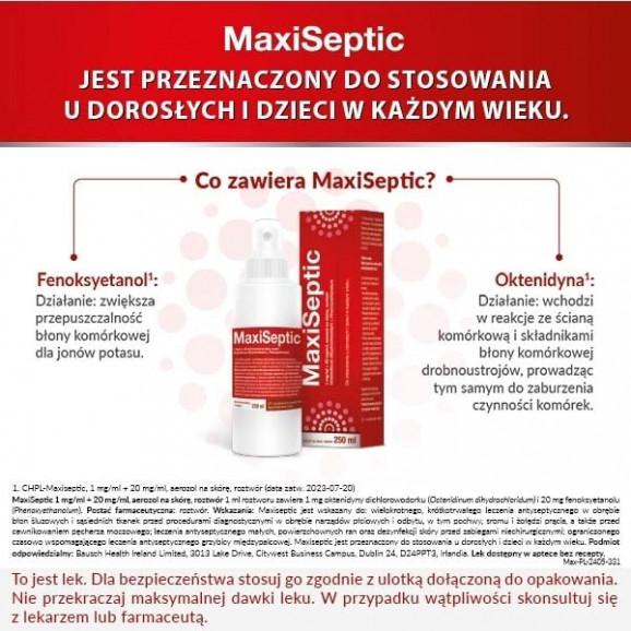 Maxiseptic, aerozol na skórę (250 ml) - zdjęcie produktu