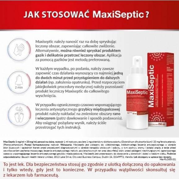 Maxiseptic, aerozol na skórę (250 ml) - zdjęcie produktu