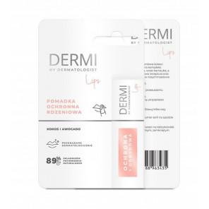 Dermi Lips Pomadka Ochronna Kokos i Awokado – kosmetyk (4,4 g) - zdjęcie produktu