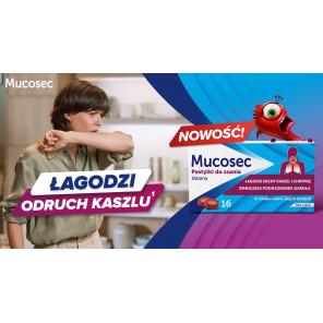 Mucosec Ektoina Pastylki do ssania, 16 sztuk - zdjęcie produktu