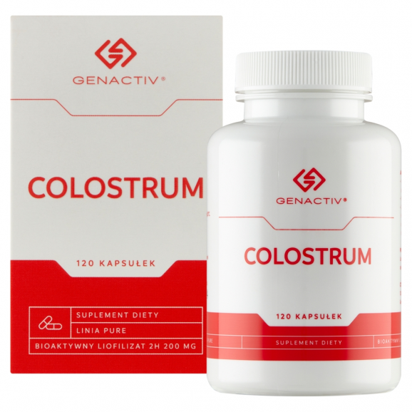 Colostrum Genactiv – suplement diety (120 kapsułek) Colostrum Genactiv – suplement diety (120 kapsułek) - zdjęcie produktu
