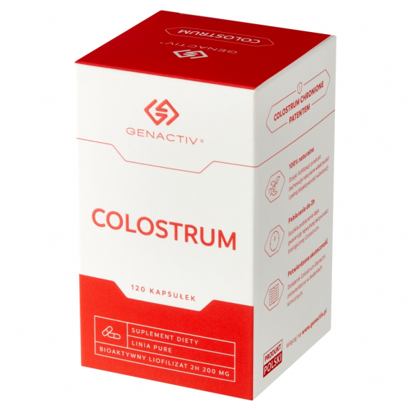Colostrum Genactiv – suplement diety (120 kapsułek) Colostrum Genactiv – suplement diety (120 kapsułek) - zdjęcie produktu