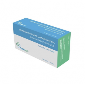 Szpatułki laryngologiczne, drewniane, niesterylne, 100 szt. - zdjęcie produktu