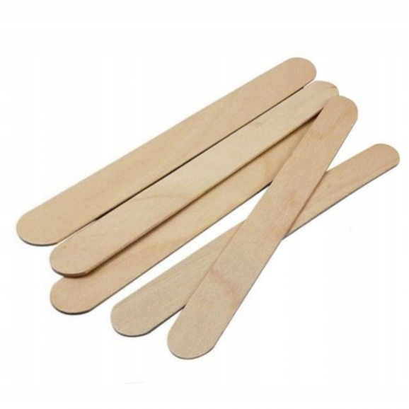 Szpatułki laryngologiczne, drewniane, niesterylne, 100 szt. - zdjęcie produktu