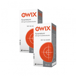 Pyrantelum, (250 mg / 5 ml), zawiesina doustna, 2 x 15 ml - zdjęcie produktu