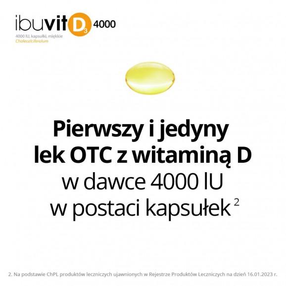 Ibuvit D3 4000 IU – lek (2 x 90 kapsułek) - zdjęcie produktu