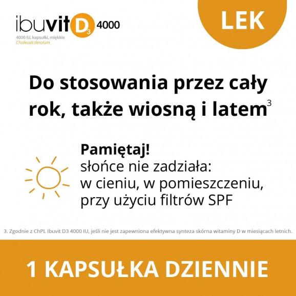 Ibuvit D3 4000 IU – lek (2 x 90 kapsułek) - zdjęcie produktu
