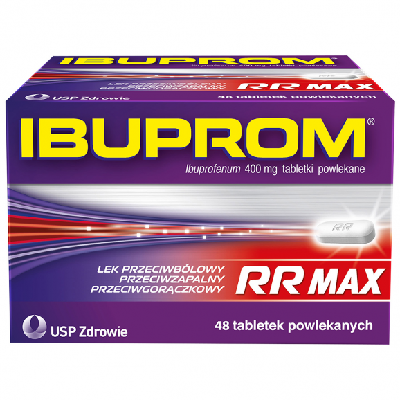 Ibuprom RR Max 400 mg, 48 tabletek Ibuprom RR Max 400 mg, 48 tabletek - zdjęcie produktu