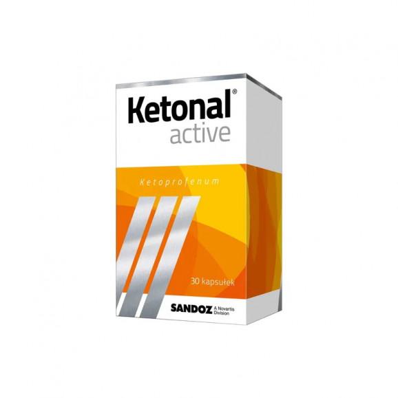 Ketonal Active 50 mg – lek przeciwbólowy (30 kapsułek twardych) - zdjęcie produktu
