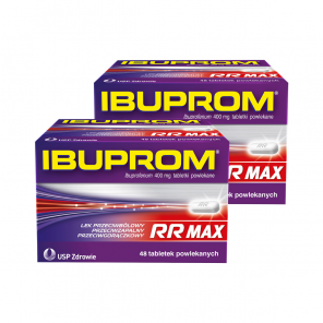 Ibuprom RR Max 400 mg, 2 x 48 tabletek - zdjęcie produktu