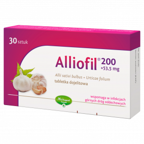 Alliofil, tabletki dojelitowe, 30 szt. (Produkt leczniczy roślinny) - zdjęcie produktu