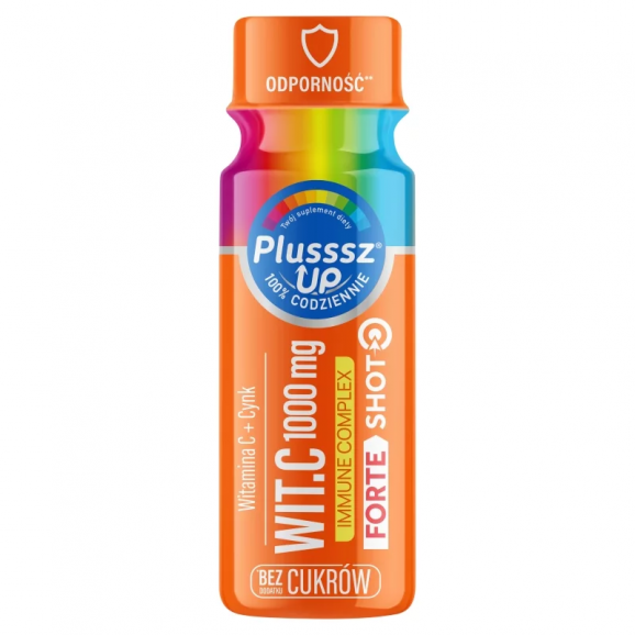 Plusssz Up Wit.C 1000 mg Immune Complex 12x50 ml – suplement diety (12 buteleczek po 50 ml) - zdjęcie produktu