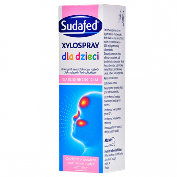 Sudafed XyloSpray dla dzieci 10 ml - zdjęcie produktu