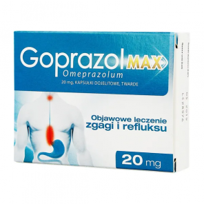 Goprazol Max 20 mg – kapsułki dojelitowe (14 kapsułek) - zdjęcie produktu