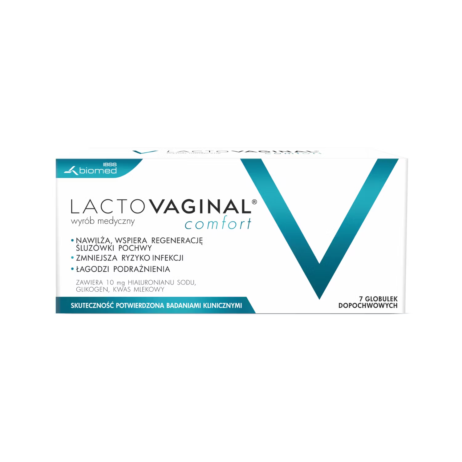 Lactovaginal Comfort – globulki dopochwowe (7 sztuk)