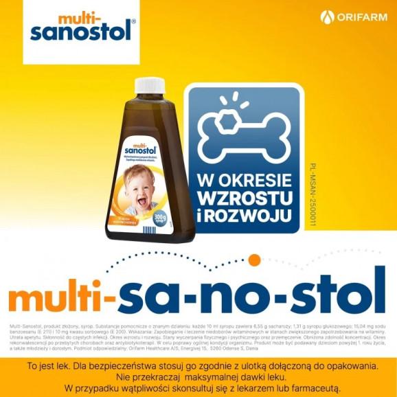Multi-Sanostol syrop dla dzieci powyżej 1 roku (300 g) - zdjęcie produktu