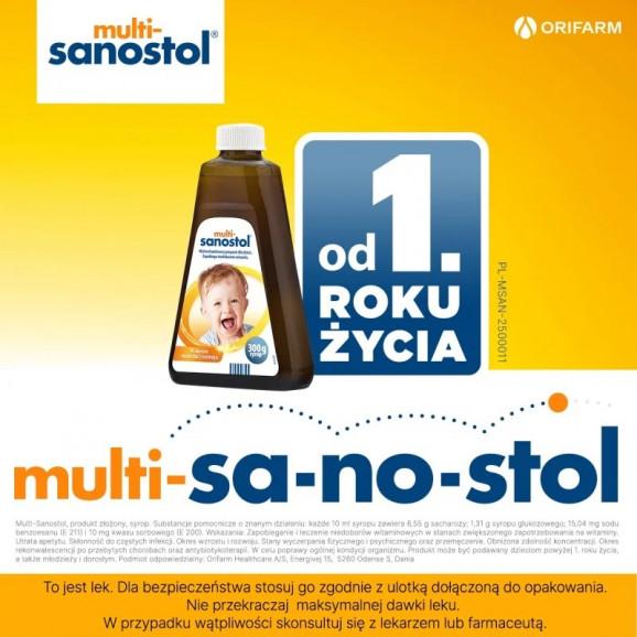 Multi-Sanostol syrop dla dzieci powyżej 1 roku (300 g) - zdjęcie produktu