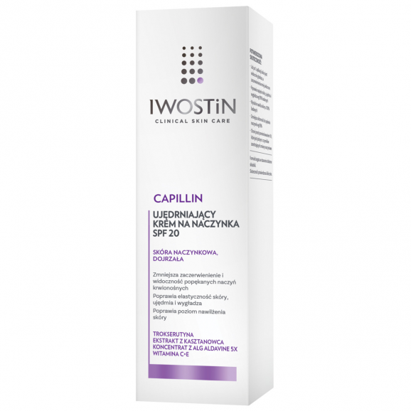 Iwostin Capillin Duo – krem liftingujący na naczynka SPF 20 (40 ml) Iwostin Capillin Duo – krem liftingujący na naczynka SPF 20 (40 ml) - zdjęcie produktu