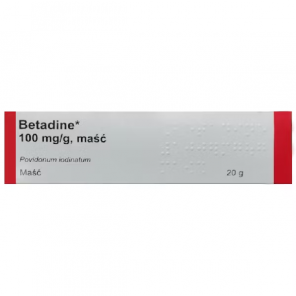 Betadine 100 mg/g maść, 20 g - lek bez recepty - zdjęcie produktu