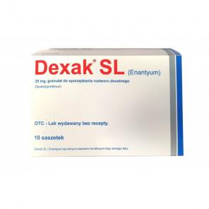 Dexak SL 25mg granulat do przygotowania roztworu doustnego (10 saszetek) - zdjęcie produktu