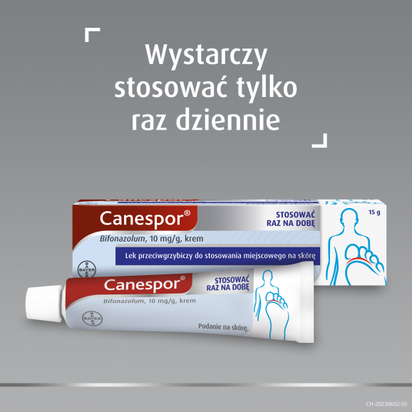 Canespor 10 mg/g krem - wyrób leczniczy (15 g) - zdjęcie produktu