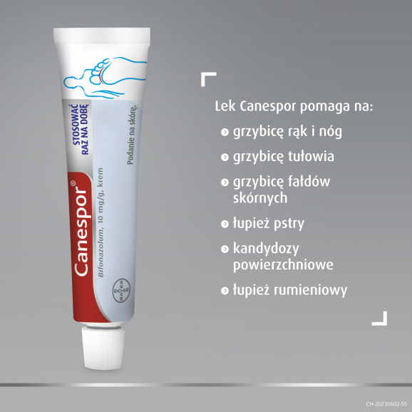 Canespor 10 mg/g krem - wyrób leczniczy (15 g) - zdjęcie produktu