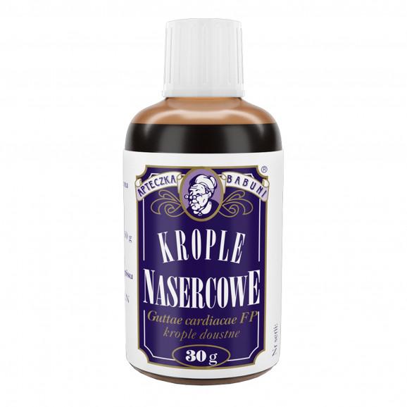 Krople Nasercowe Farmina – lek ziołowy (30 g) Krople Nasercowe Farmina – lek ziołowy (30 g) - zdjęcie produktu