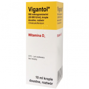 Vigantol 20 000 IU/ml - witamina D3 krople doustne (10 ml) - zdjęcie produktu