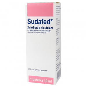 Sudafed XyloSpray dla dzieci – aerozol do nosa (10 ml) - zdjęcie produktu