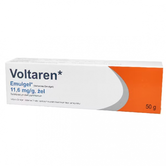 Voltaren Emulgel 11,6 mg/g, żel przeciwbólowy (50 g) Voltaren Emulgel 11,6 mg/g, żel przeciwbólowy (50 g) - zdjęcie produktu
