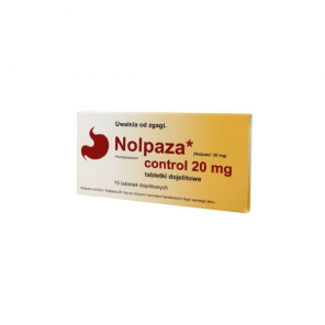 Nolpaza Control 20 mg, 15 tabletek dojelitowych - zdjęcie produktu
