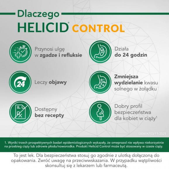Helicid Control (10 mg) – kapsułki dojelitowe (14 szt.) - zdjęcie produktu