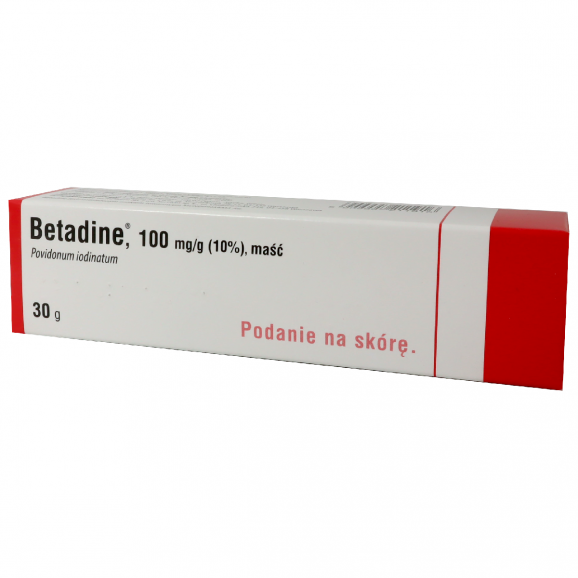 Betadine 100 mg/g maść – lek dezynfekujący (30 g) - zdjęcie produktu