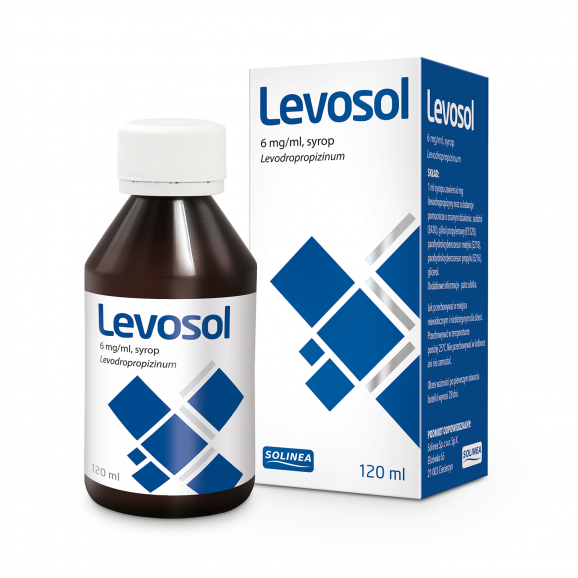 Levosol 6 mg/ml – syrop (120 ml) Levosol 6 mg/ml – syrop (120 ml) - zdjęcie produktu