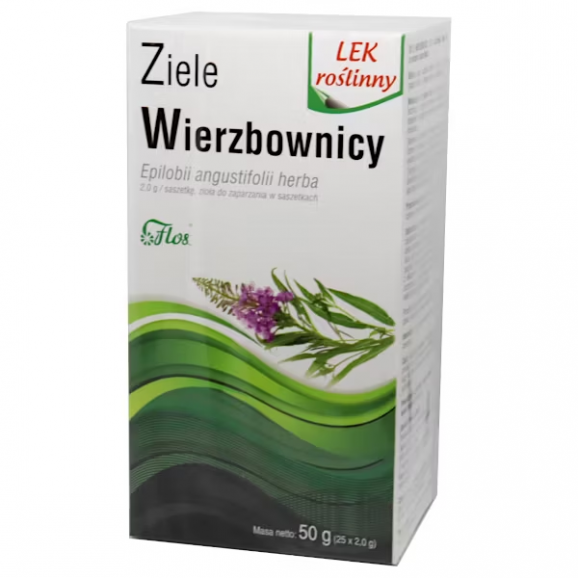 Ziele Wierzbownicy zioła do zaparzania w saszetkach (25 saszetek x 2g) Ziele Wierzbownicy zioła do zaparzania w saszetkach (25 saszetek x 2g) - zdjęcie produktu