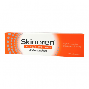 Skinoren Krem 200 mg/g na trądzik pospolity i przebarwienia, 30g - zdjęcie produktu