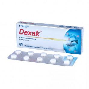 Dexak 25 mg, 10 tabletki powlekane - zdjęcie produktu
